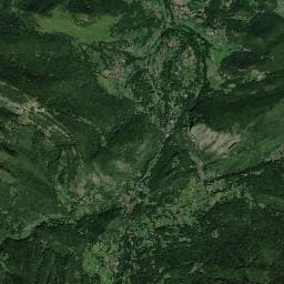 Vue aérienne des environs de Cabane d'Arien