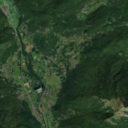 Vue aérienne des environs de Aire de repos à Samuran (2)