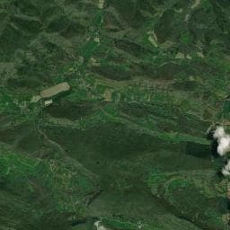 Vue aérienne des environs de Cabane de Calautiès
