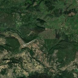 Vue aérienne des environs de CAMPING INNATURE