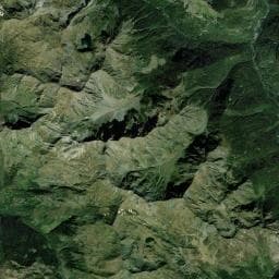 Vue aérienne des environs de Cabane de l'Artigue de Sesques