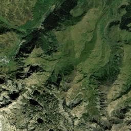 Vue aérienne des environs de Cabane de l'Aoubère