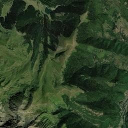 Vue aérienne des environs de Campan Morere, Serre Crampe