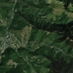 Vue aérienne des environs de Cabane d'lhet