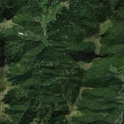 Vue aérienne des environs de Cabane Oudérou
