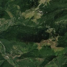 Vue aérienne des environs de Cabane de l'Escalette