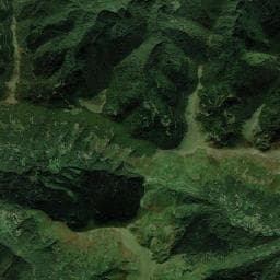 Vue aérienne des environs de Cabane de la Devèze