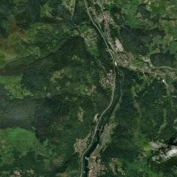 Vue aérienne des environs de Maison Forestière du Bartat