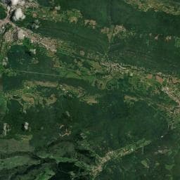 Vue aérienne des environs de Camping Ariège les Buis