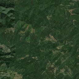 Vue aérienne des environs de Maison forestière de Monthaud
