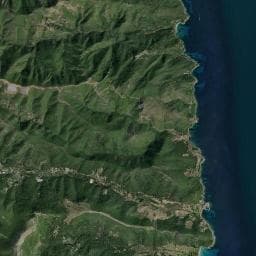Vue aérienne des environs de Aria Marina