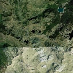 Vue aérienne des environs de Cabane de Cap de Pount