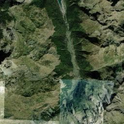 Vue aérienne des environs de Cabane d'Arrious