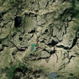 Vue aérienne des environs de Refuge Respomuso