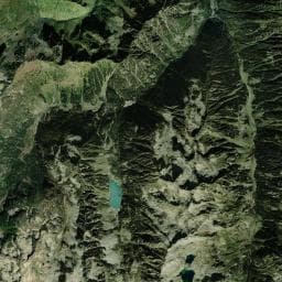 Vue aérienne des environs de Aire de bivouac du Chalet du Clot