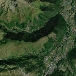 Vue aérienne des environs de LA GRANGE Ô TRADITIONS