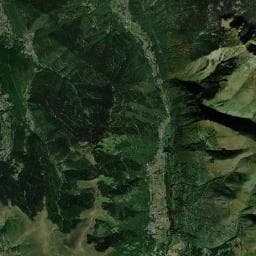 Vue aérienne des environs de Camping Le Ruisseau