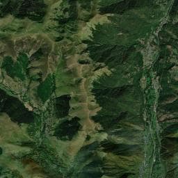 Vue aérienne des environs de Cabane de Courrau d'Antenac