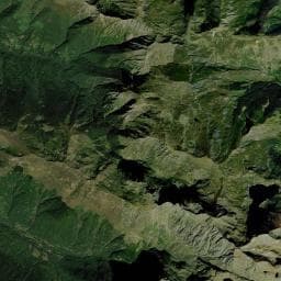 Vue aérienne des environs de Cabane d Uls