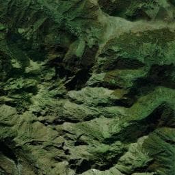 Vue aérienne des environs de Cabane de Campuls