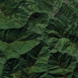Vue aérienne des environs de Camping Les 4 Saisons