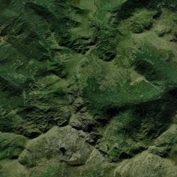 Vue aérienne des environs de Source de Goulur