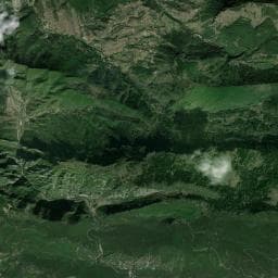 Vue aérienne des environs de Le Moulin du Pont D'Aliès