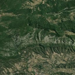 Vue aérienne des environs de Aire de repos à Cubières-sur-Cinoble