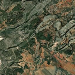Vue aérienne des environs de CAMPING LE BOIS DES PINS