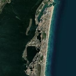 Vue aérienne des environs de Aure camping-car Rue Dali - Port Leucate