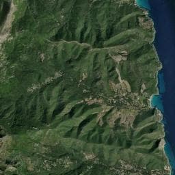 Vue aérienne des environs de La Pietra