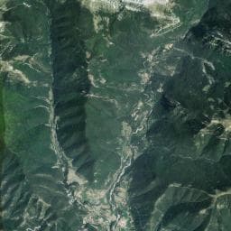 Vue aérienne des environs de Refuge de Gabardito