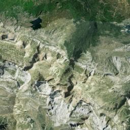 Vue aérienne des environs de Cabane de Peyranère