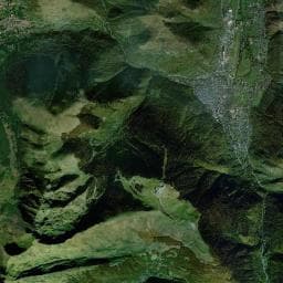 Vue aérienne des environs de Camping Chantecler