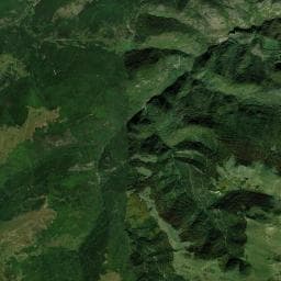 Vue aérienne des environs de Cabane du col du Pradel