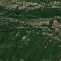 Vue aérienne des environs de Camping municipal
