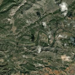 Vue aérienne des environs de Bivouac à Estagel