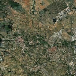 Vue aérienne des environs de Village Vacances et camping ANAS