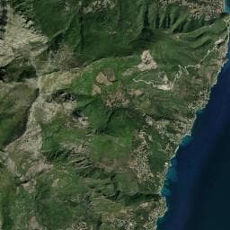 Vue aérienne des environs de Source d'a Cibiolla