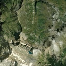 Vue aérienne des environs de Cabane de Pailha