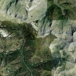 Vue aérienne des environs de Refuge de Trigoniero