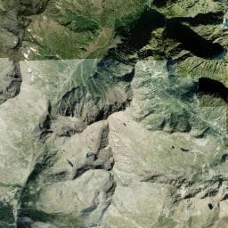 Vue aérienne des environs de Refuge de la Soula