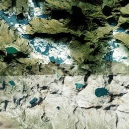 Vue aérienne des environs de Bivouac