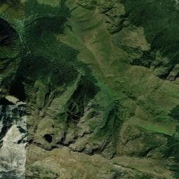 Vue aérienne des environs de Refuge de Venasque