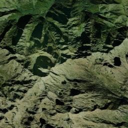 Vue aérienne des environs de Cabane de Saubé