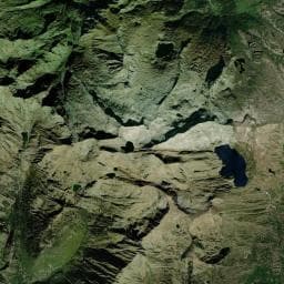 Vue aérienne des environs de Abri de la Lacarde