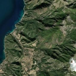 Vue aérienne des environs de U Sole Marinu