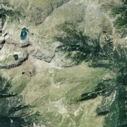 Vue aérienne des environs de Cabane de Sallena