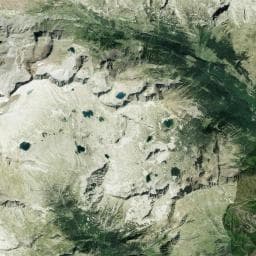 Vue aérienne des environs de Cabana d'es Ribertes