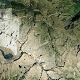 Vue aérienne des environs de Refuge de la Rencluse
